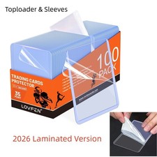 100/200/500/1000CT 3x4 Laminated Film Toploaders  Sleeves For 35pt Card Holders