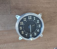 Vintage Lux Automobile Car Dash Dashboard Clock Art Deco - Works