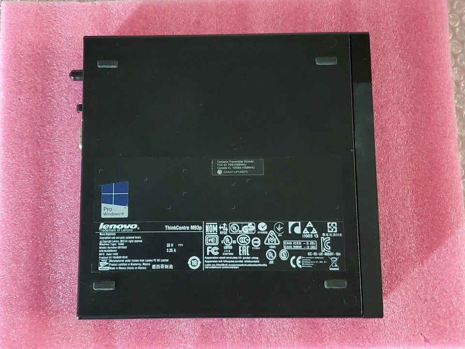 Lenovo ThinkCentre M93p USFF PC, 12GB RAM, 256GB SSD, Win 10 Pro [NO AC Adapter] - Image 4 of 4