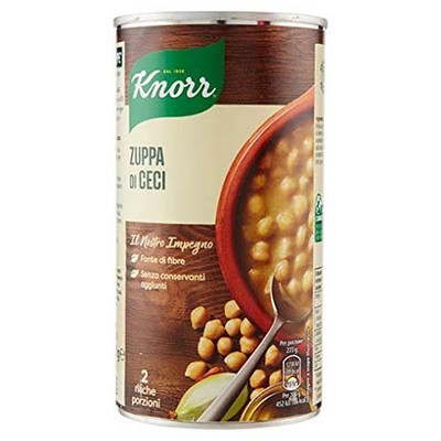 Knorr Zuppa Di Ceci Kichererbsensuppe 500g Langsam Gekocht