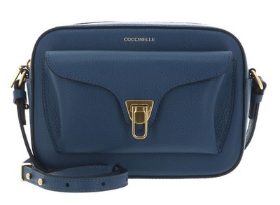 COCCINELLE Beat Soft Camera Bag Umhängetasche Tasche Deep Blue blau