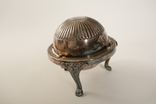 Silverplate Covered Caviar Bowl (UW4/JSF6) Rogeers 1883 Silver on Copper - Picture 4 of 14