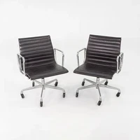 2019 Herman Miller Eames Aluminum Group Management Desk Chair in Brown 10x Avail