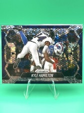 2025 Prizm Football Kyle Hamilton #7 No Huddle Disco Prizm Lockdown Insert