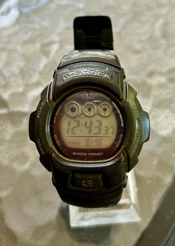 Vintage CASIO G-Shock GW-002KX Tough Solar  Mod 2913 New Capacitor/Seal! Clean!