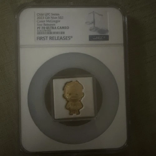 2023 Niue S$2 Chibi Marvel Series Gilt Conor McGregor NGC PF70 Ultra Cameo