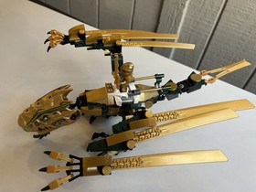 LEGO NINJAGO The Golden Dragon 70503 Retired w/Manual & Box - Missing Crossbow