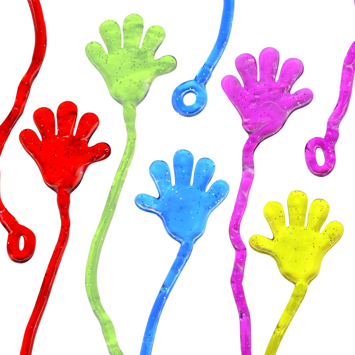 75 Pcs Bulk Sticky Hands for Kids - Slappy Slap Little Small Hands