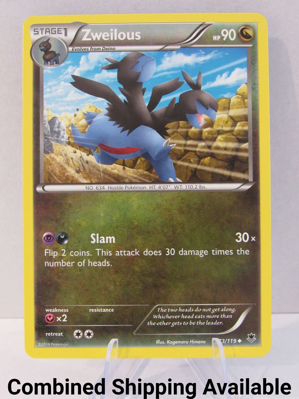 Zweilous 73/119 XY - Phantom Forces NM English 16632