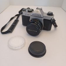 Pentax Asahi K1000 kit fotocamera reflex 35 mm con obiettivo 50 mm made in Japan - VG non testato