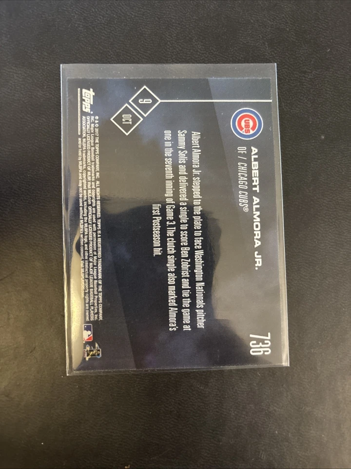 Albert Almora 2017 Topps Now #736 - Image 2 of 2