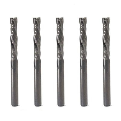 1/8'' Shank Carbide End Mills 3.175x17mm Up & Down Cut, Square Nose CNC Spiral...