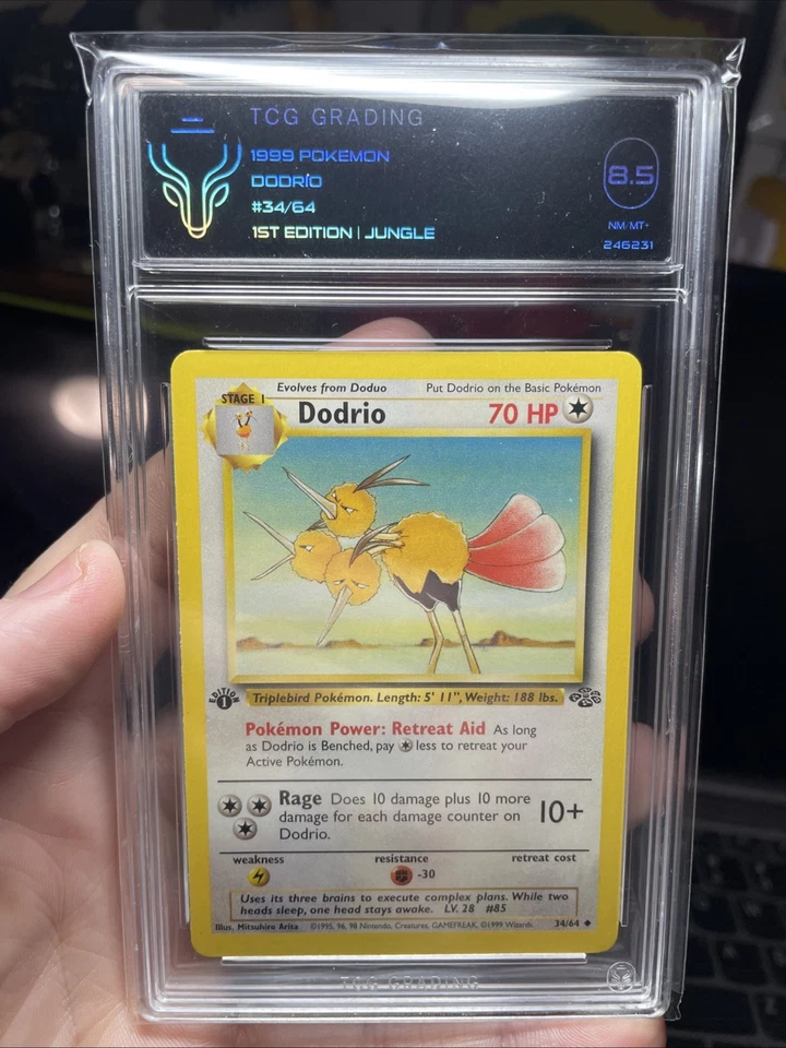 Pokémon DODRIO! Jungle Set 35/64 Regular 1st Edition Non Holo! TCG 8.5! CCG! ☮️ - Image 2 of 4
