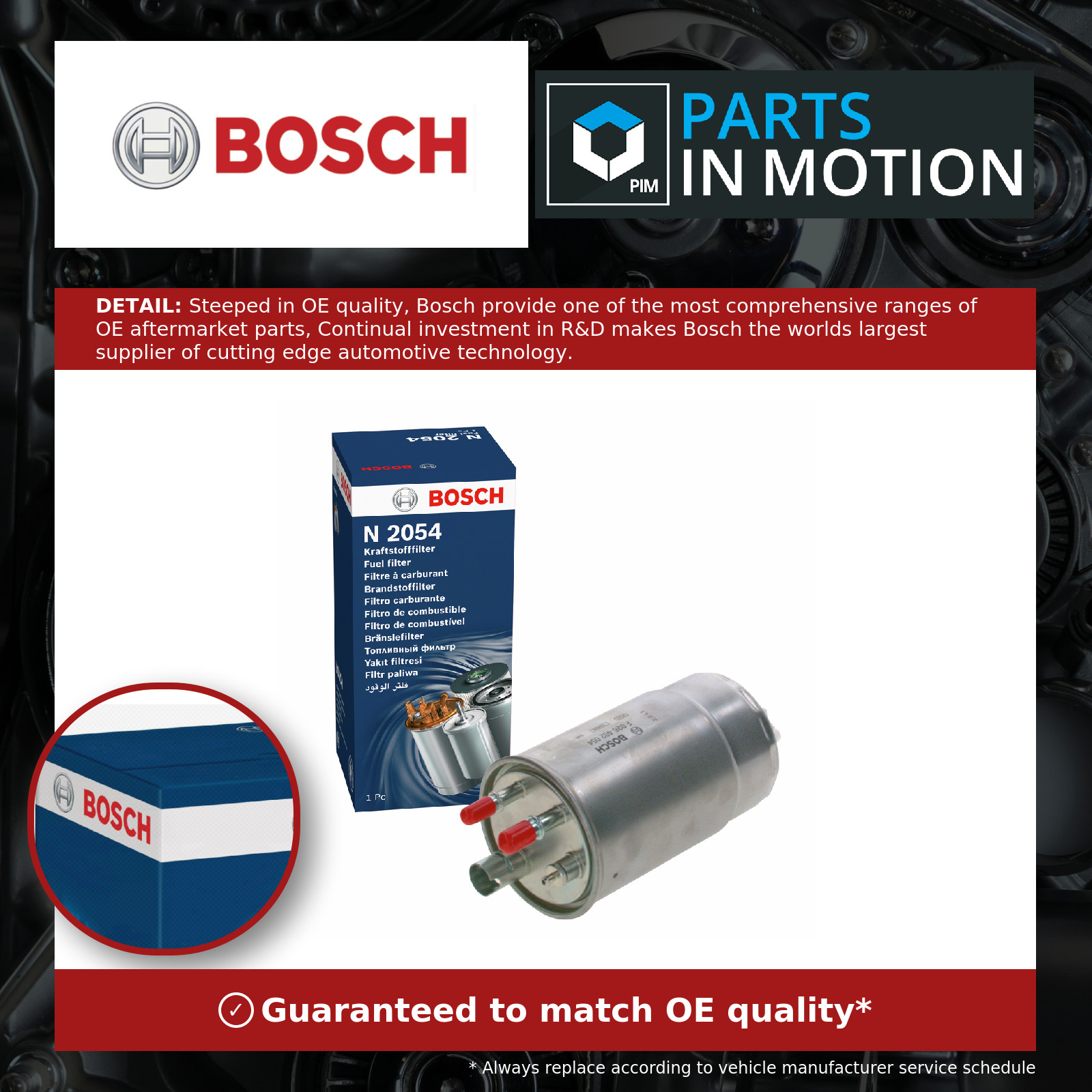 FUEL FILTER F 026 402 054 FOR VAUXHALL MERIVA/Mk OPEL Y13DT Z13DT/13DTJ 1.2L - Image 9