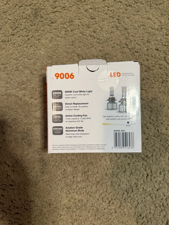 sylvania 9006 led headlights bulbs - Image 3 of 3