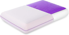Cooling Gel Memory Foam Pillow - Reversible Cooling Cover, Neck Support for Side