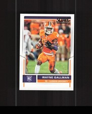 2017 Score #383 Wayne Gallman ROOKIE CARD. rookie card picture