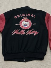 Vintage Hello Kitty 1996 Varsity Style Jacket 20 Yr Anniversary Limited Ed Sz L
