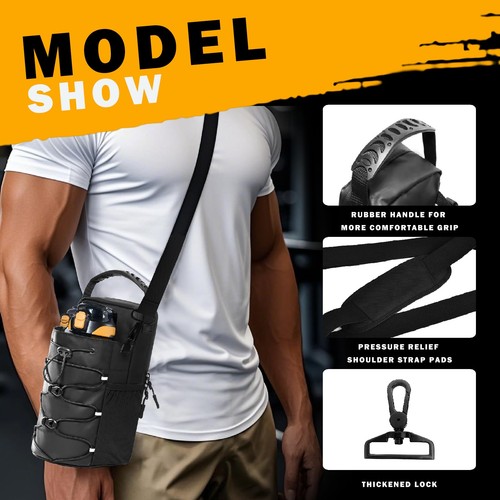 Borsa da Palestra Magnetica Unisex per Uomo e Donna,Unisex Piccola Borsa da Palestra,Acqua Magnetica... - Foto 9 di 9