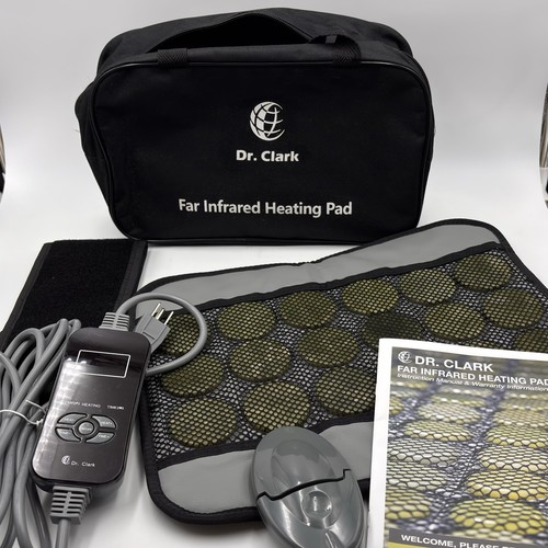 Dr Clark Small Far Infrared Jade Heating Pad Mat 15x12 Digital Controller