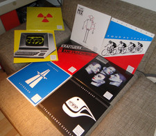 Kraftwerk German Version 8 x farbige Vinyl LP Techno Pop Mix Mensch Computerwelt