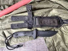 JIM BEHRING SHARP KNIVES LOUD GUNS TREEMAN KNIVES RECON HUNTER KNIFE & SHEATH