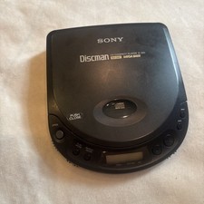 Vintage 93 Sony Discman Mega Bass D-220 Compact Disc Player Tested Works Japan