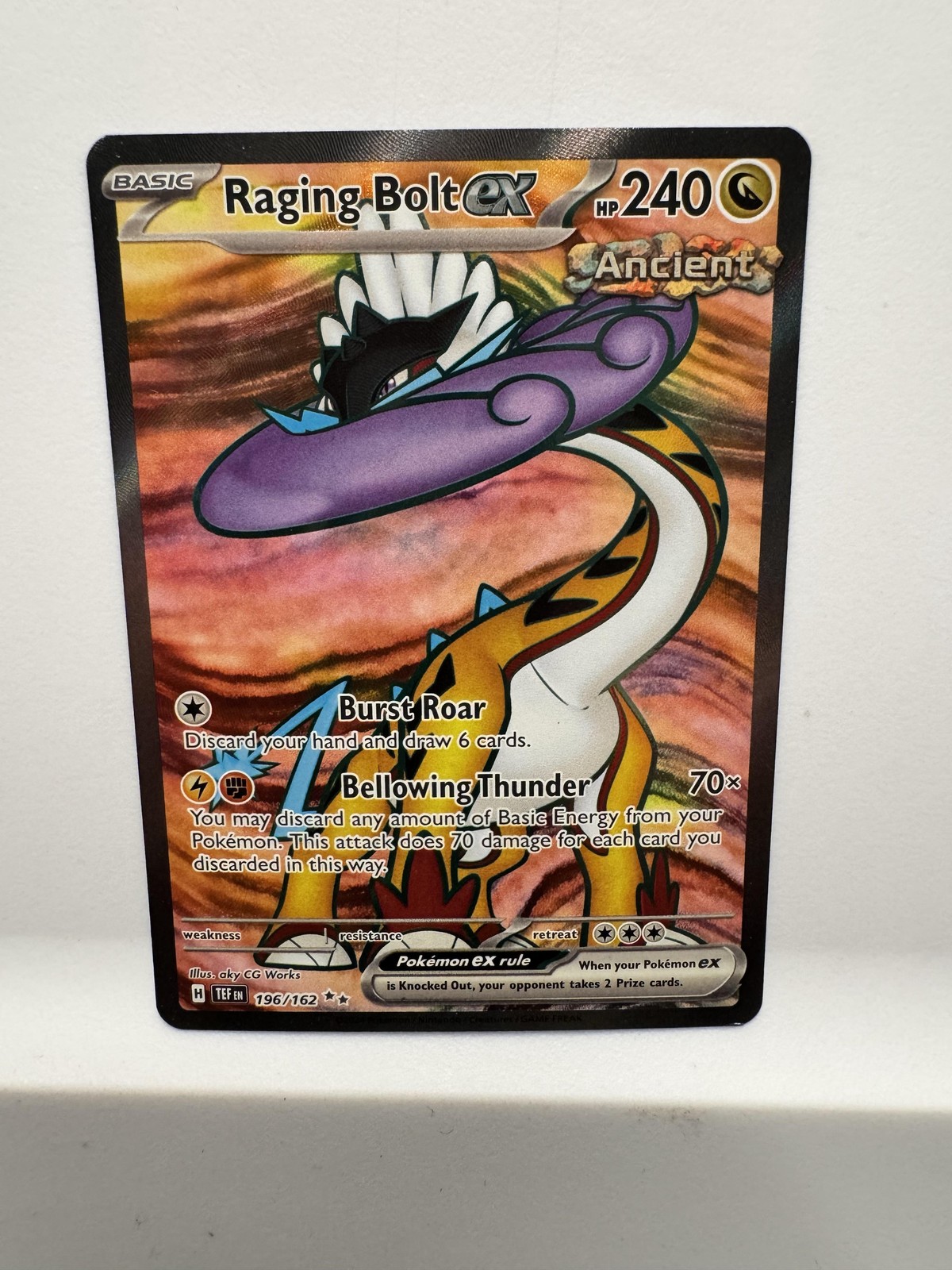 SV05: Temporal Forces #196/162 Raging Bolt ex NM