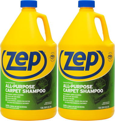 All-Purpose Carpet Shampoo Concentrate Cleaner - 1 Gallon (Case of 2) ZUCEC128 -