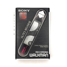 Sony Recording Walkman WM-R202 Black Cassette Recorder Untested No Battery Case