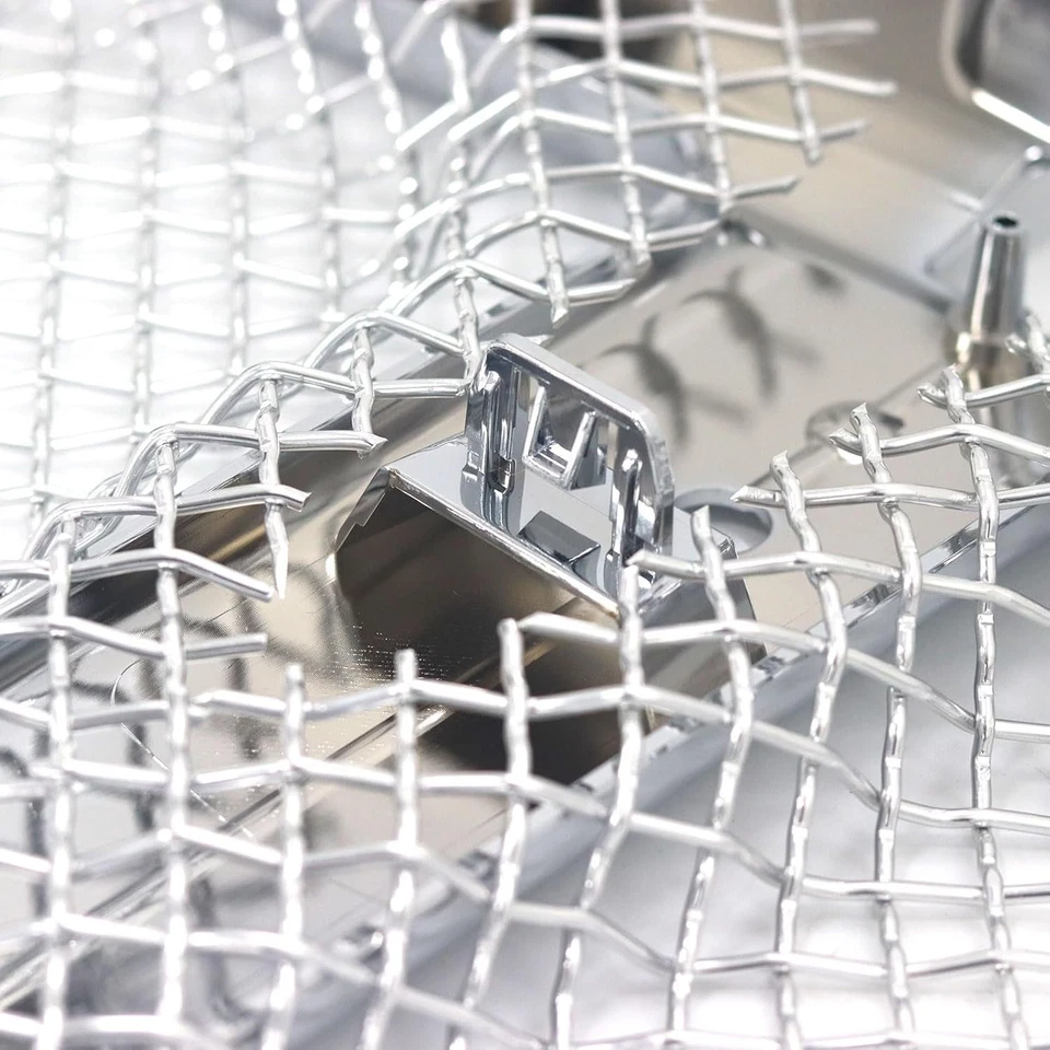 For Kenworth T660 2008-2019 New Chrome Front Grille with Bug Screen Net Part - Image 2 of 4