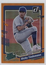 2023 Panini Donruss Rated Prospect Holo Orange Ricky Tiedemann #35 0w8