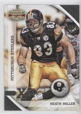 2010 Panini Gridiron Gear Silver X's 172/250 Heath Miller #117 0a1