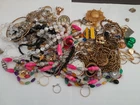 Vintage Costume Jewelry Lot Necklaces Watches Brooches Earrings Mixed Gold Tone