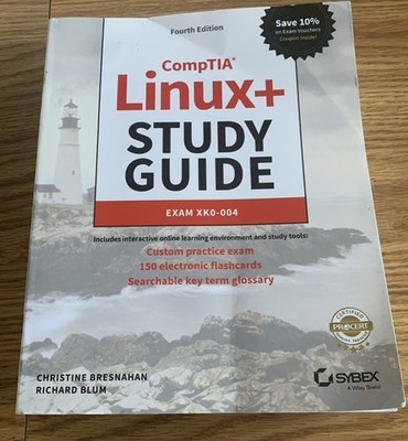 CompTIA Linux+ Study Guide: Exam XK0-004 - Paperback -GOOD