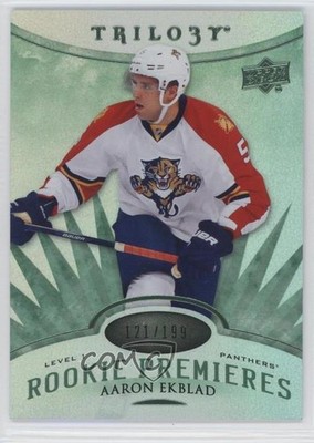2014 Trilogy Level 1 Premieres Radiant Green 121/199 Aaron Ekblad Rookie RC 2a8