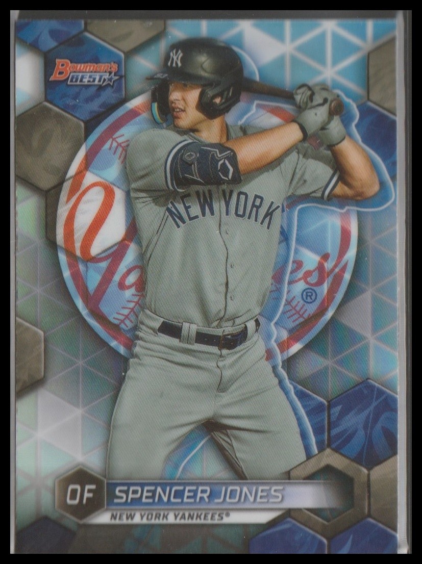 2023 Bowman's Best #TP-5 Spencer Jones Top Prospects Refractors