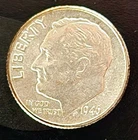 1946-P Roosevelt Dime 90% Silver 10c US Coin Phila. Mint Circulated Low Shipping