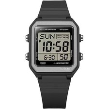 CASIO W-221H-1AJF Big LCD World Time 10 Year Battery WR50m Digital Watch