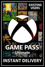 Xbox Game Pass Ultimate – 1 Month Membership - Existing Users