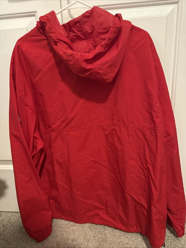 Poncho de lluvia Tommy Hilfiger vintage rojo grande para hombre Foto 2 de 2
