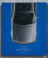 MERCEDES 500 & 600 SEC - limitertes Buch von Jürgen Lewandowski - Art & Car