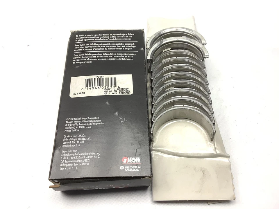 Engine Crankshaft Main Bearing Set Sealed Power 7286M for Volkswagen New - Image 2 of 4