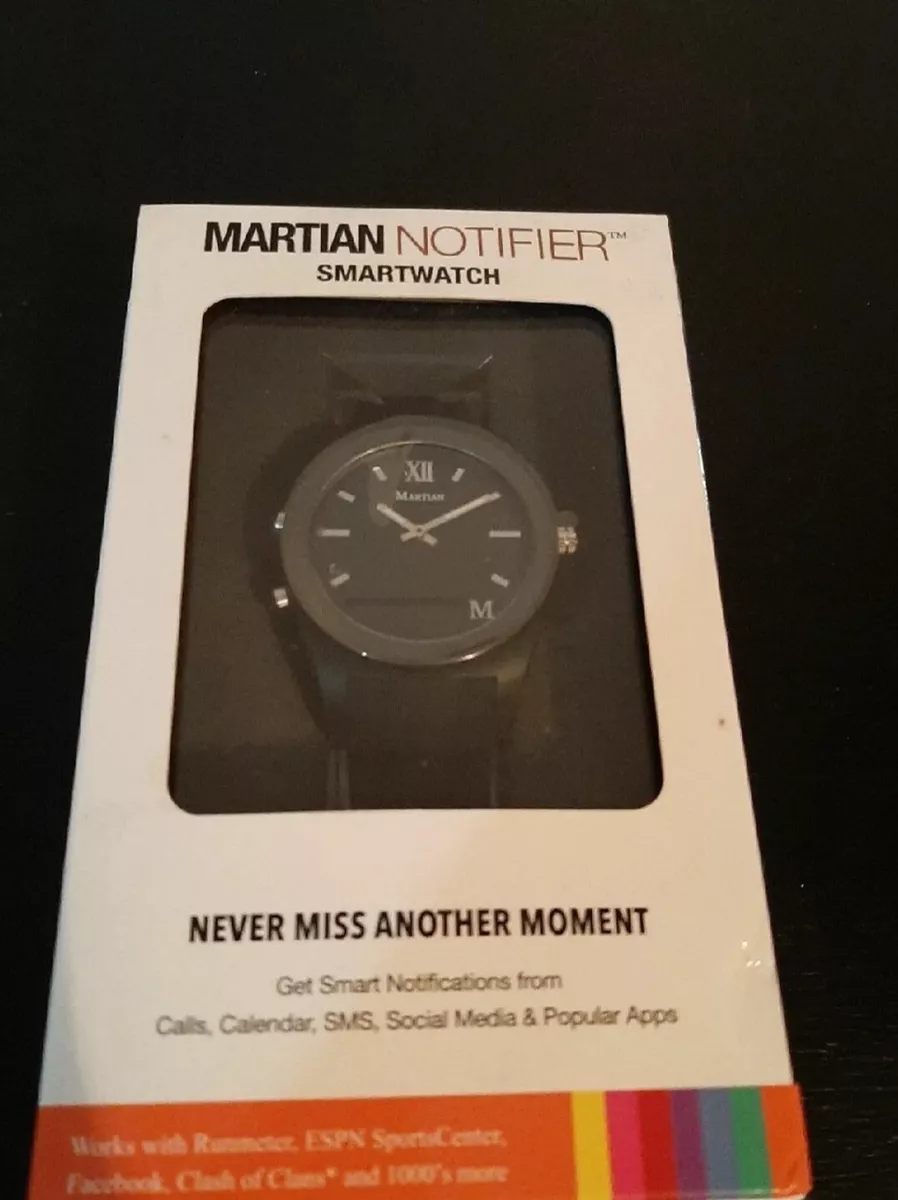 Martian watches notifier 2025 smartwatch