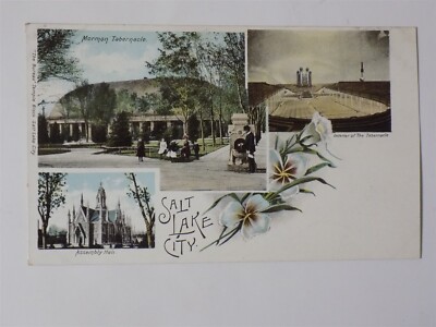 Salt Lake City, Utah UT ~ Multiple Views 1900s UB L750