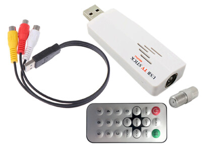 USB 2.0 Video Capture Digital Video Recorder + TV Tuner For NTSC PAL System
