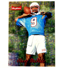 Steve McNair 1995 Skybox Premium Rookie Card #161 NFL Houston Oilers. rookie card picture