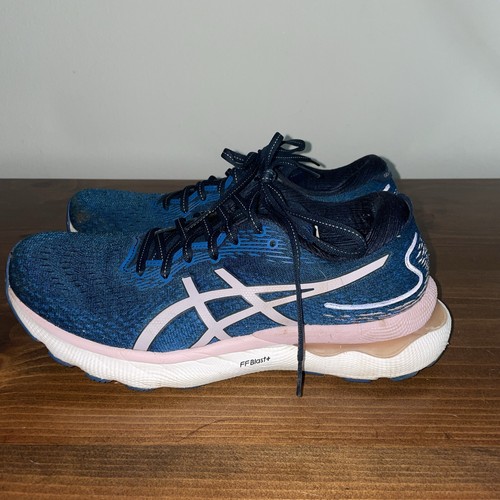 Scarpe da corsa donna Asics Gel-Nimbus 24 blu francese rosa US 9 1/2 - Foto 1 di 7