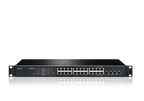 Lancom GS-1224 24x Ports 10/100/1000 Mbit Websmart Desktop Switch 4x-SFP - Bild 1 von 4