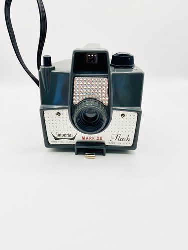 Vintage Mark XII Imperial Flash Camera Gray With Strap Retro USA Made - Picture 3 of 13